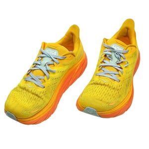 Hoka One One Clifton 8 Mens 9D Radiant Yellow Running Shoes 1119393 RYMZ